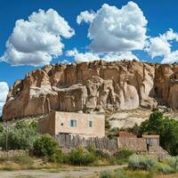 A large rock formation photo