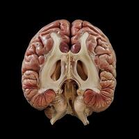 The human brain is shown in this image photo