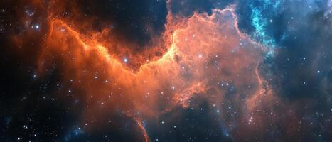 An image of a nebula in space photo