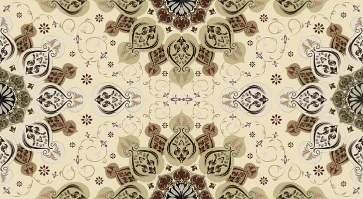 Tribal ornament. Seamless African pattern. Ethnic carpet with chevrons. Aztec style. Geometric mosaic on the tile, majolica. Ancient interior. Modern rug. Geo print on textile. Kente Cloth.