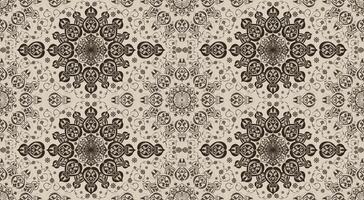 Seamless pattern with abstract floral ornament. Template for carpet, shawl, shawl, textile. vector