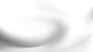 Abstract white and gray gradient background with dot pattern, halftone effect, illust vector