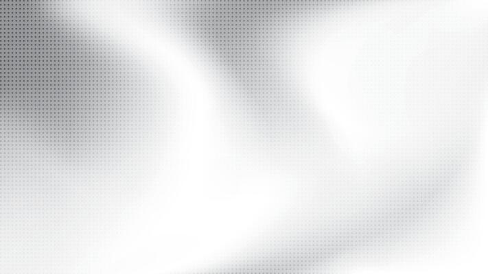 Abstract white and gray gradient background with dot pattern, halftone effect, illustra