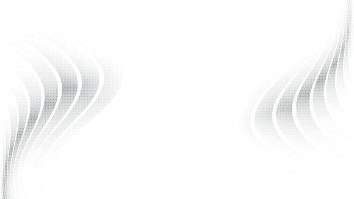 Abstract white and gray gradient background with curve lines and dot pattern, halftone effect, illu