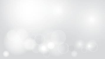 Abstract geometric white and gray color background, bokeh pattern, illus vector