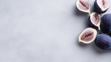Figs on a white background photo