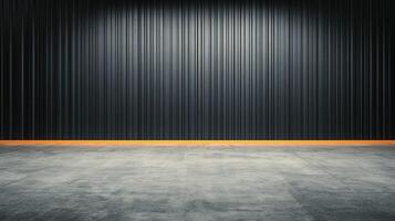Empty Dark Background with Copyspace for Text Studio Setting Minimalist Design photo