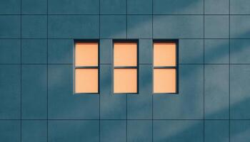Modern Architectural Background with Copyspace Closeup of Textured Exterior Urban Environment photo
