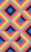 A Bauhaus style colourful pattern background, simple geometric abstract design vector