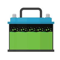 Battery charge level. Rechargeable battery vector