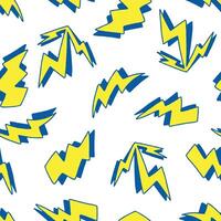 Electric Seamless Pattern Background for Surface Print Fabric Fashion Wrapping vector
