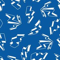 Outline Electric Seamless Pattern Background for Surface Print Fabric Fashion Wrapping vector