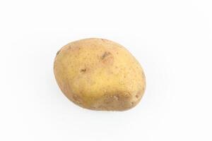 Potatoes on a white background. photo