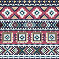 Tribal striped seamless pattern. Aztec geometric background. Can be used in textile design, web design for making of clothes, wrapping vector