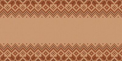 Knitwear texture, template with empty place for text. vector