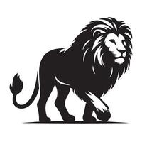 Majestic Lion Illustration A Symbol of Power and Strength vector