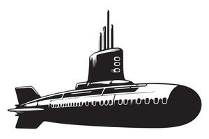 Modern Submarine Vessel Art A Symbol of Naval Power vector