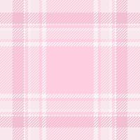 Delicate pink and white plaid pattern. Subtle texture, perfect for backgrounds, textiles, or stationery design. Evokes feelings of softness, femininity, and gentle sophistication. vector