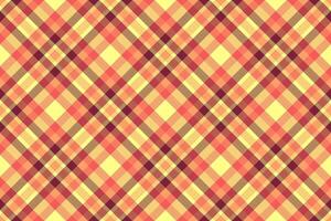Warm toned plaid pattern with diagonal lines and squares. Perfect for backgrounds, textiles, autumn designs, or cozy, rustic themes. Versatile, stylish classic. vector