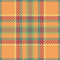 Vibrant autumnal plaid pattern. Perfect for textile design, fallthemed projects, or adding a touch of rustic charm to your designs. vector