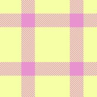 Delightful pastel plaid pattern in soft yellow and pink. Ideal for textile design, scrapbooking, or website backgrounds. vector