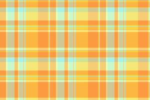 40s texture textile fabric, close up pattern seamless . Attire check tartan background plaid in amber and light colors. vector
