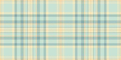 Subtle pastel plaid pattern in soft teal and beige tones. Perfect for backgrounds, textiles, or stationery designs conveying a sense of calm and understated elegance. vector