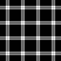 Sleek black and white plaid pattern. Perfect for modern design projects needing a touch of minimalist elegance. Use as a background, textile design, or website texture. vector