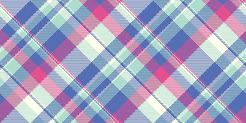 Everyday check plaid , carpet background pattern seamless. Patterned fabric tartan texture textile in blue and light colors.
