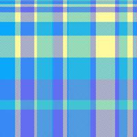 Vibrant pastel plaid pattern in blues, yellows, and greens. Perfect for textile design, website backgrounds, or scrapbooking projects. vector
