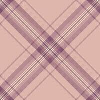 Elegant blush pink and mauve plaid pattern. Subtle texture, perfect for fashion, textile, or website backgrounds. Versatile design evokes a sense of calm and sophistication. vector