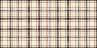 Elegant cream, beige, and dark brown plaid pattern. Perfect for textile design, website backgrounds, or fallthemed projects. vector