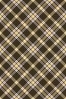 Elegant diagonal plaid pattern in muted gold, gray, and brown hues. Perfect for textile design, website backgrounds, or autumnal themed projects. vector