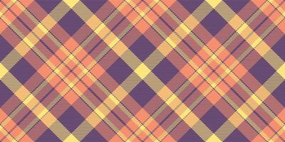 Vibrant autumnal plaid pattern in warm, earthy tones. Perfect for textile design, apparel, or fallthemed projects. This seamless design evokes feelings of warmth and comfort. vector
