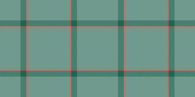 Seamless teal and coral plaid pattern. Perfect for textile design, website backgrounds, or crafting projects. This stylish geometric texture evokes a sense of calm and understated elegance. vector