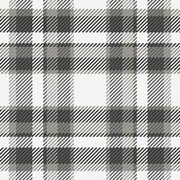 Stylish grayscale plaid pattern. Perfect for textile design, website backgrounds, or fashion projects. The subtle texture and neutral tones create a versatile, modern aesthetic. vector