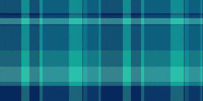 Seamless teal and navy plaid pattern. Perfect for textile design, website backgrounds, or fashion projects. vector