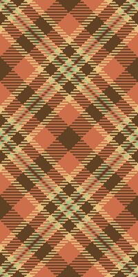 Present tartan check, sale texture seamless background. Awesome textile plaid fabric pattern in orange and amber colors.