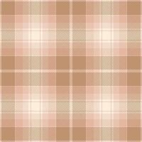 Subtle peach and beige plaid pattern. Perfect for textile design, wrapping paper, or website backgrounds. Elegant, neutral tones create a calming, sophisticated aesthetic. vector
