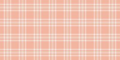 1940s texture plaid tartan, paisley fabric background . Scratched seamless pattern textile check in light and orange colors. vector