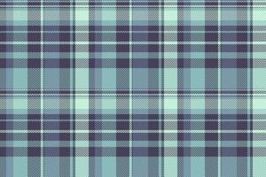Serene teal and grey plaid pattern. Perfect for textile designs, backgrounds, or fashion projects. Evokes feelings of calm and sophistication. vector