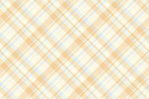 Elegant pastel plaid pattern. Soft peach and light blue crisscross design ideal for backgrounds, textiles, and stationery. Evokes feelings of warmth, serenity, and understated style. vector