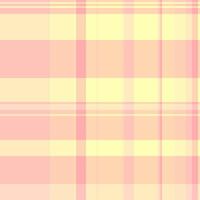 Comfort check textile texture, thanksgiving background fabric . Ribbon plaid tartan pattern seamless in light and red colors. vector