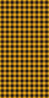 Vibrant seamless fabric pattern, production texture plaid background. Material textile tartan check in bright and black colors. vector