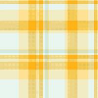 Vibrant yellow and pale blue plaid pattern. Perfect for textile design, website backgrounds, or cheerful branding. This cheerful, seamless texture evokes feelings of warmth and optimism. vector
