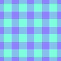 Kingdom plaid check fabric, rag seamless tartan. Shop textile background texture pattern in cyan and indigo colors. vector