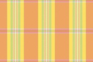 Vibrant tartan pattern with sunny yellow, orange, and green hues. Perfect for backgrounds, textiles, and designs needing a warm, cheerful, and textured feel. vector