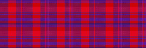 Vibrant red and purple plaid pattern. Perfect for textile designs, website backgrounds, or adding a bold, energetic feel to any project. vector