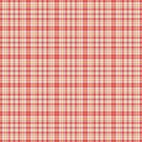 Tracery tartan background textile, bedroom texture check pattern. Professional plaid seamless fabric in light and red colors. vector