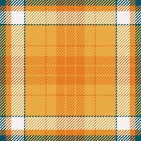 Vibrant orange and teal plaid pattern. Perfect for fallthemed designs, textile prints, or website backgrounds. vector